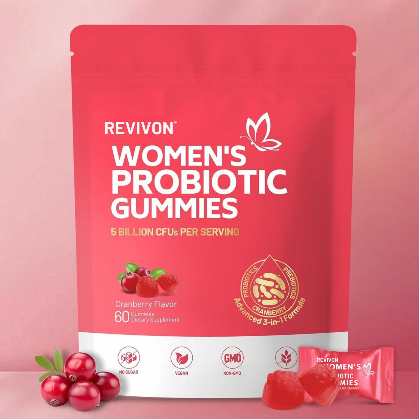 Cranberry + Probiotic Gummies